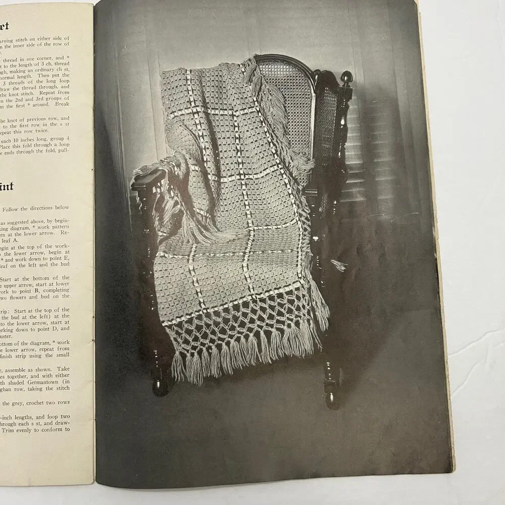 Antique/Vintage Knitting and Crochet Books With‎ Patterns Lot of 5